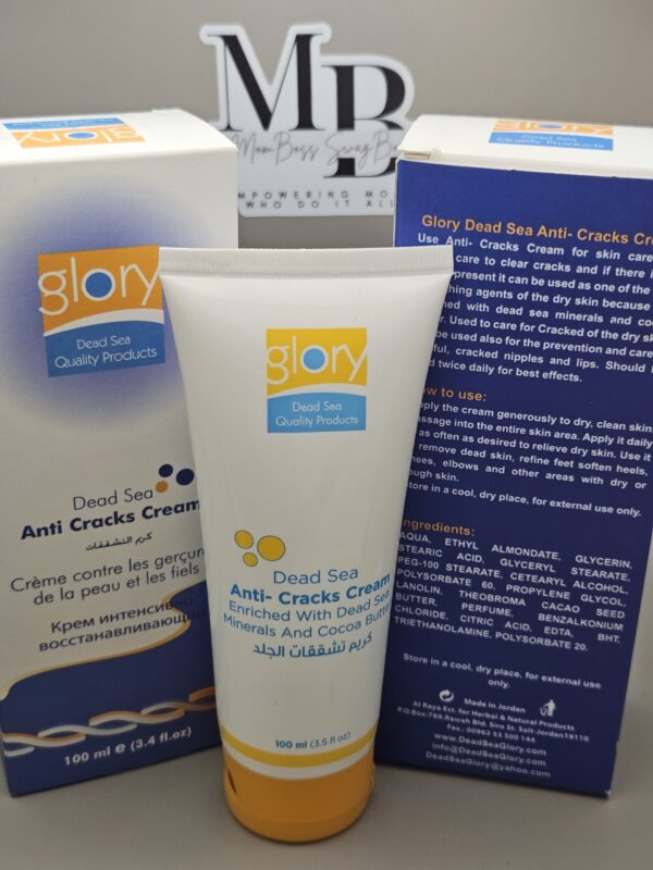 Glory Dead Sea Anti-Cracks Cream | Intense Hydration for Dry, Cracked Skin - Image 2