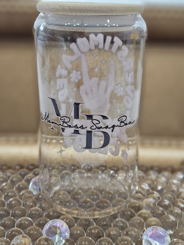 Mom Beer Glass 12 oz | Fun "Mom" Sayings with Various Design | Perfect Holiday Gift - Image 10