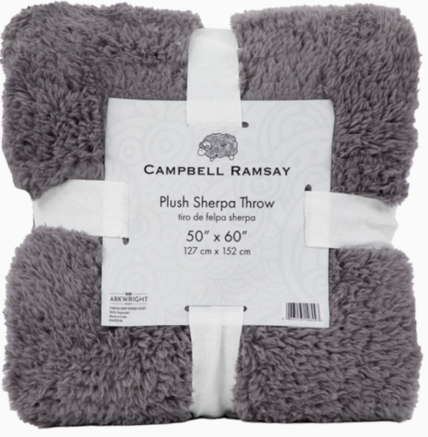 Lush Sherpa Throw Blanket | Cozy 50x60 Ultra-Soft Plush Blanket - Image 3